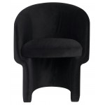 Clementine Black Fabric Dining Chair