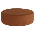 Roberta Terracotta Fabric Sofa Ottoman