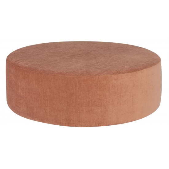 Roberta Nectarine Fabric Sofa Ottoman