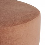 Roberta Nectarine Fabric Sofa Ottoman