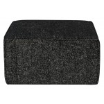 Santina Salt & Pepper Fabric Sofa Ottoman