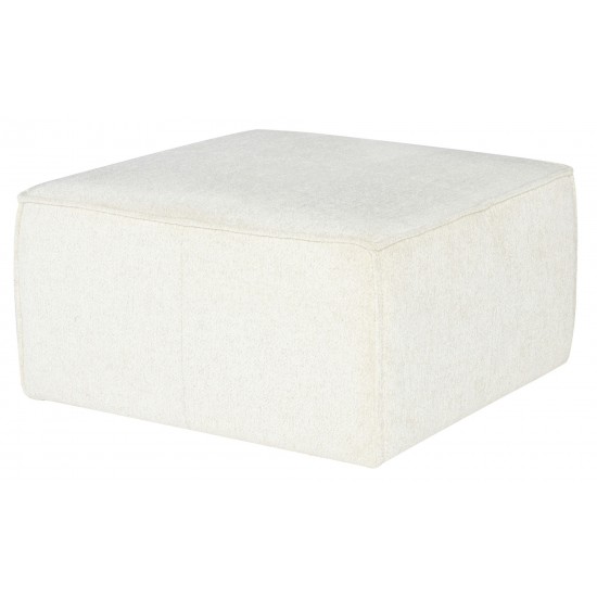 Santina Coconut Fabric Sofa Ottoman