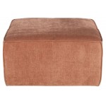 Santina Nectarine Fabric Sofa Ottoman