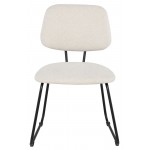Ofelia Parchment Fabric Dining Chair