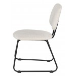 Ofelia Parchment Fabric Dining Chair
