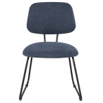 Ofelia Denim Fabric Dining Chair