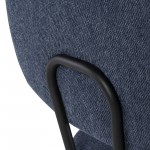 Ofelia Denim Fabric Dining Chair