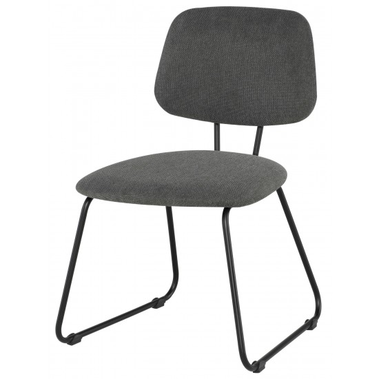 Ofelia Graphite Fabric Dining Chair