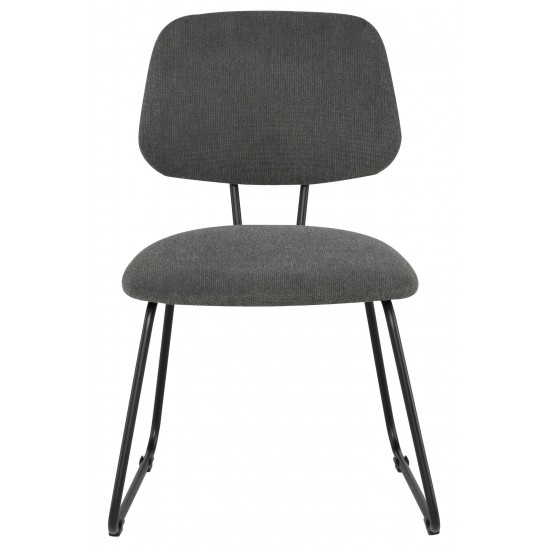 Ofelia Graphite Fabric Dining Chair