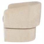 Clementine Almond Fabric Single Seat Sofa