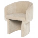 Clementine Almond Fabric Dining Chair