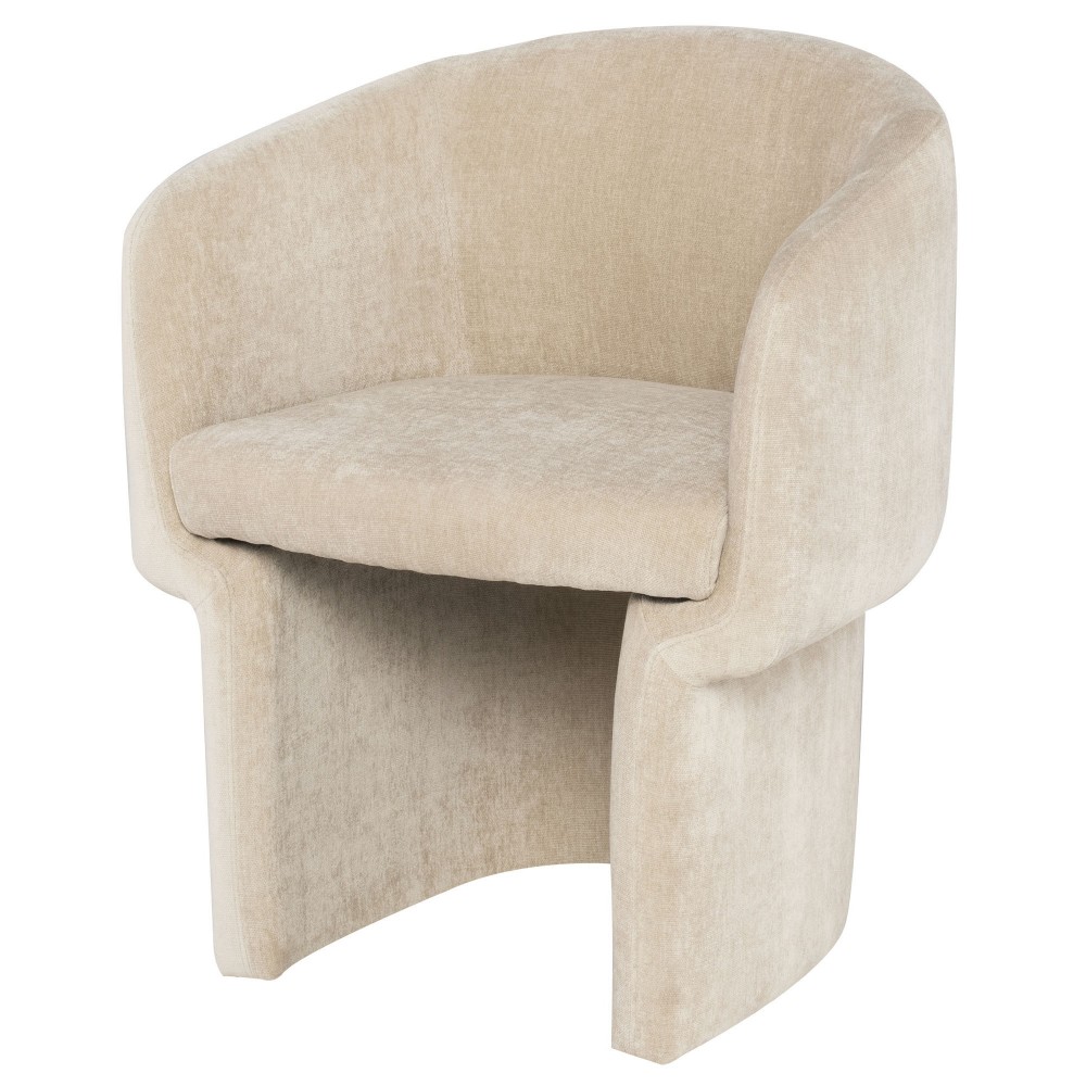 Clementine Almond Fabric Dining Chair