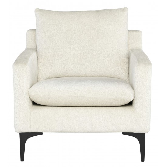 Anders Coconut Fabric Single Seat Sofa, HGSC809