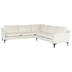 Anders Coconut Fabric Sectional Sofa, HGSC811