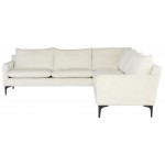 Anders Coconut Fabric Sectional Sofa, HGSC811