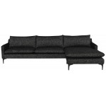 Anders Salt & Pepper Fabric Sectional Sofa, HGSC814