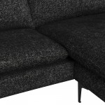Anders Salt & Pepper Fabric Sectional Sofa, HGSC814