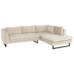 Janis Almond Fabric Sectional Sofa, HGSC815