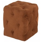 Tufty Terracotta Fabric Sofa Ottoman, HGSC817