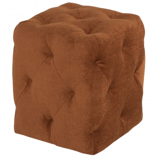 Tufty Terracotta Fabric Sofa Ottoman, HGSC817