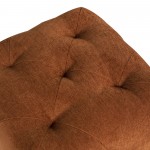 Tufty Terracotta Fabric Sofa Ottoman, HGSC817