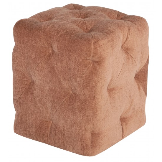 Tufty Nectarine Fabric Sofa Ottoman