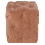 Tufty Nectarine Fabric Sofa Ottoman