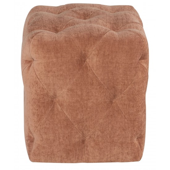 Tufty Nectarine Fabric Sofa Ottoman