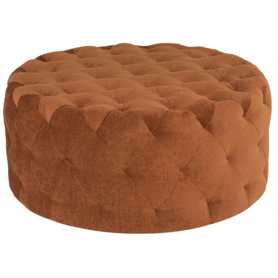 Tufty Terracotta Fabric Sofa Ottoman, HGSC823