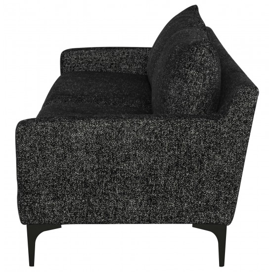 Anders Salt & Pepper Fabric Triple Seat Sofa, HGSC830