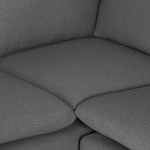 Anders Slate Grey Fabric Sectional Sofa, HGSC831