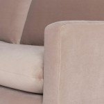 Anders Blush Fabric Sectional Sofa, HGSC832