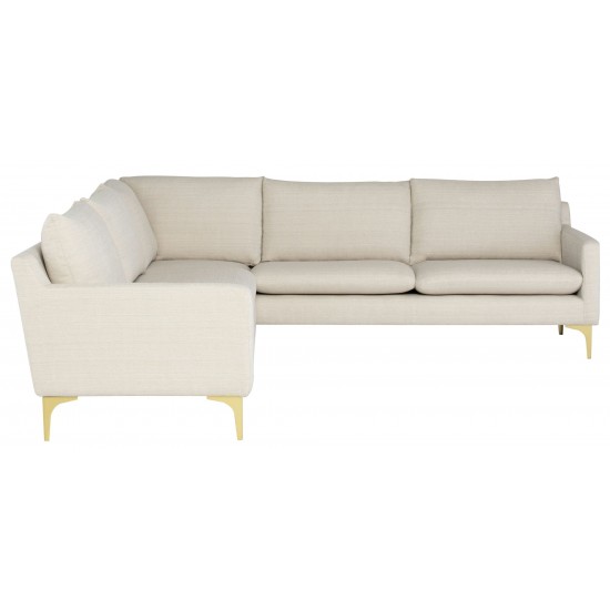 Anders Sand Fabric Sectional Sofa, HGSC834
