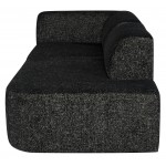 Isla Salt & Pepper Fabric Triple Seat Sofa, HGSC837