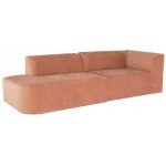 Isla Nectarine Fabric Triple Seat Sofa, HGSC840