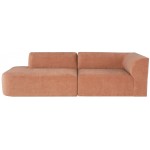 Isla Nectarine Fabric Triple Seat Sofa, HGSC840