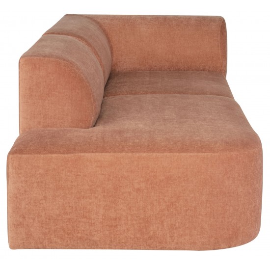 Isla Nectarine Fabric Triple Seat Sofa, HGSC840