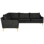 Anders Salt & Pepper Fabric Sectional Sofa, HGSC846