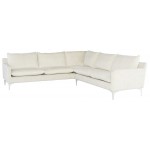 Anders Coconut Fabric Sectional Sofa, HGSC847