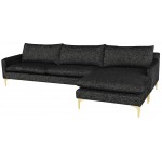 Anders Salt & Pepper Fabric Sectional Sofa, HGSC850