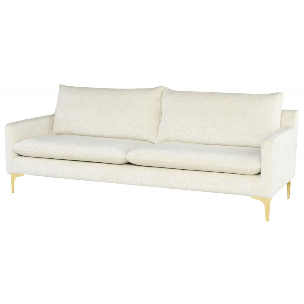 Anders Coconut Fabric Triple Seat Sofa, HGSC853