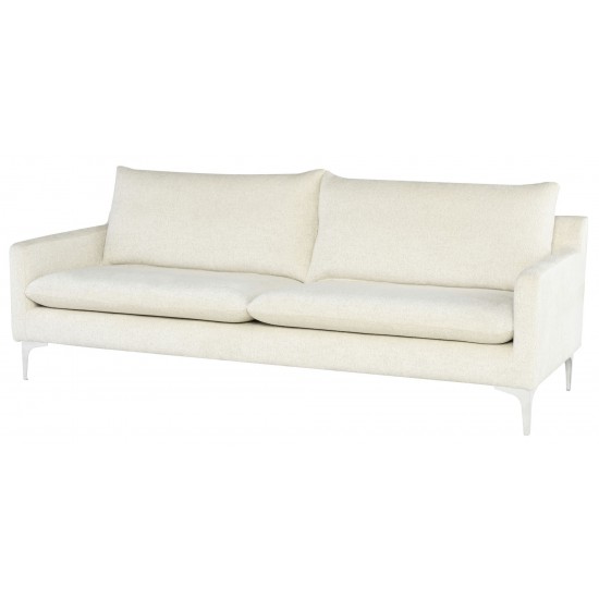 Anders Coconut Fabric Triple Seat Sofa, HGSC855