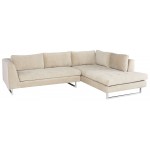 Janis Almond Fabric Sectional Sofa, HGSC857