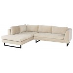 Janis Almond Fabric Sectional Sofa, HGSC858