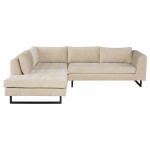 Janis Almond Fabric Sectional Sofa, HGSC858