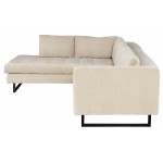 Janis Almond Fabric Sectional Sofa, HGSC858