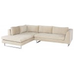 Janis Almond Fabric Sectional Sofa, HGSC859