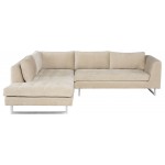 Janis Almond Fabric Sectional Sofa, HGSC859