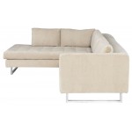 Janis Almond Fabric Sectional Sofa, HGSC859