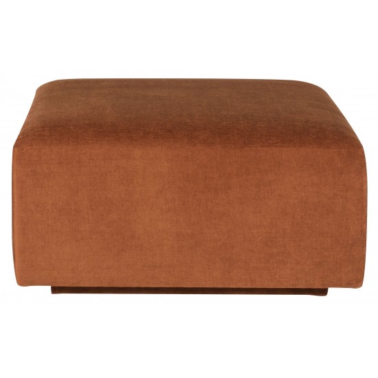 Lilou Terracotta Fabric Modular Sofa Ottoman